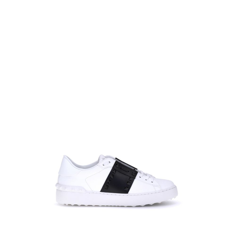 Valentino Garavani White Leather Low Top Sneakers