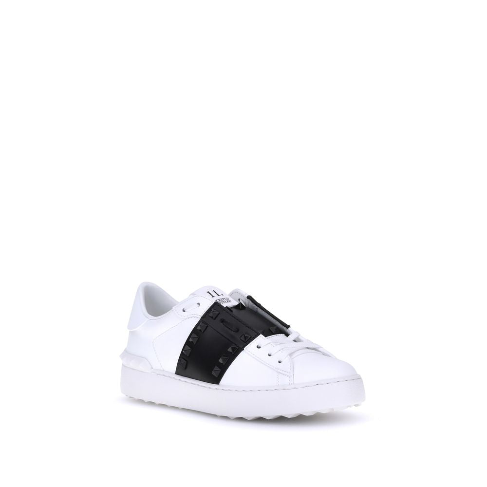 Valentino Garavani White Leather Low Top Sneakers