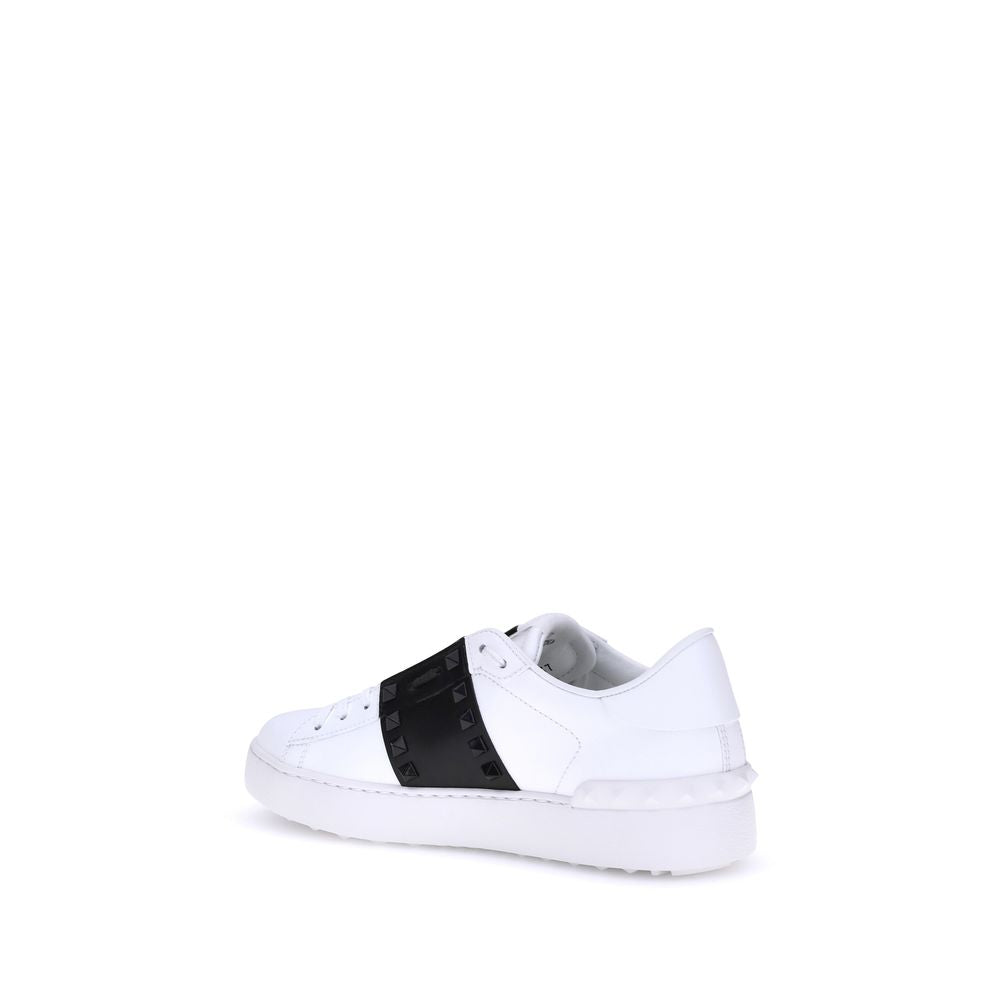 Valentino Garavani White Leather Low Top Sneakers