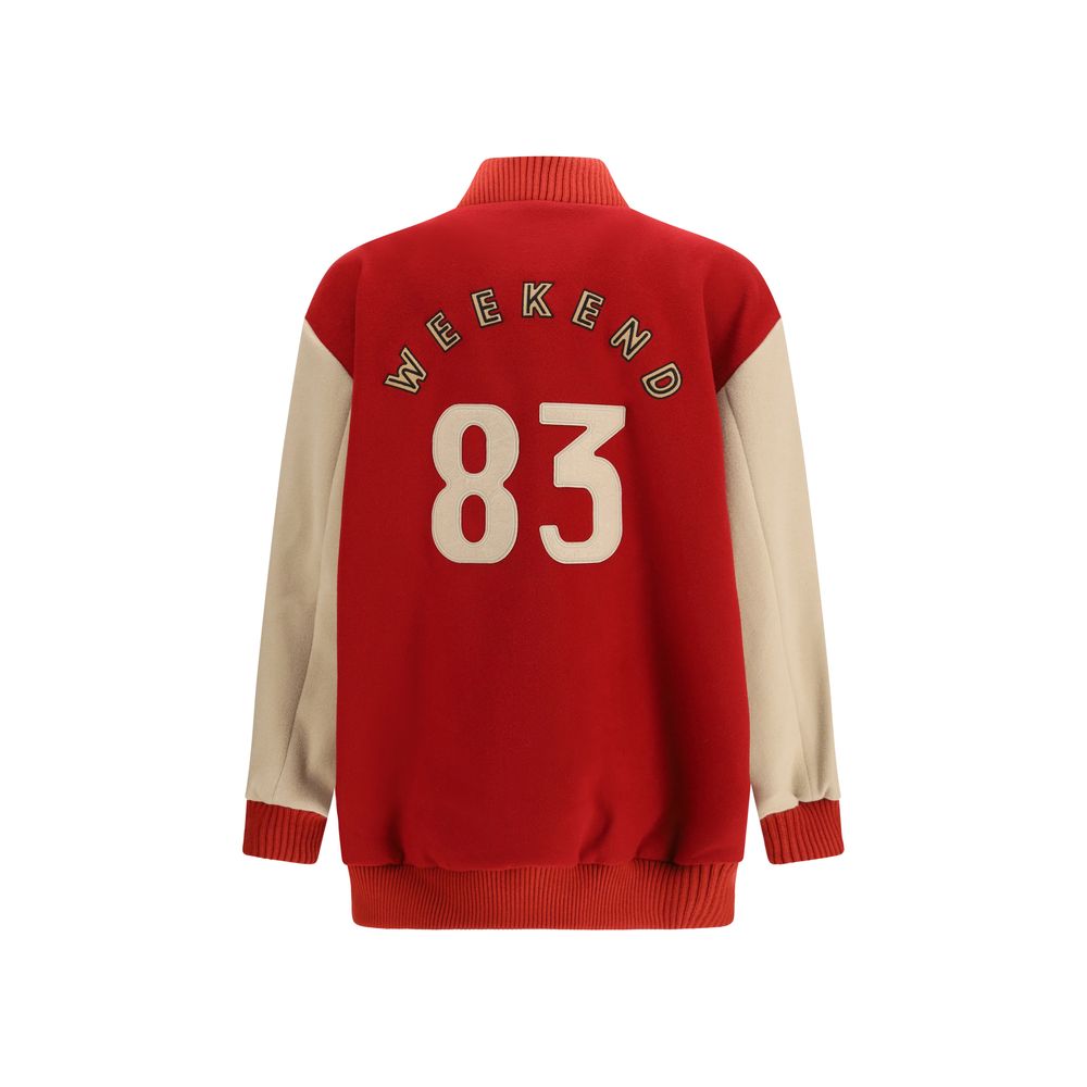 Max Mara Multicolor Wool Bomber