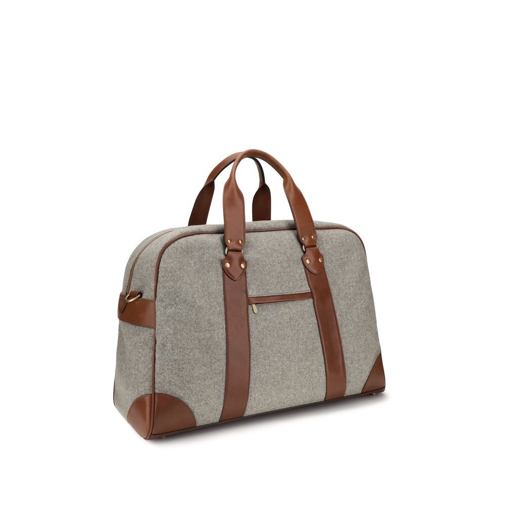 Brunello Cucinelli Beige Wool Luggage And Travel