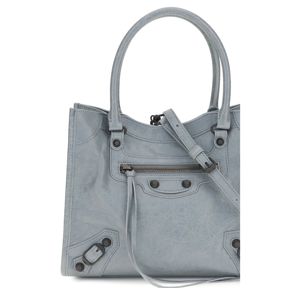 Balenciaga Blue Lamb Ovis Aries Aries Shoulder Bag