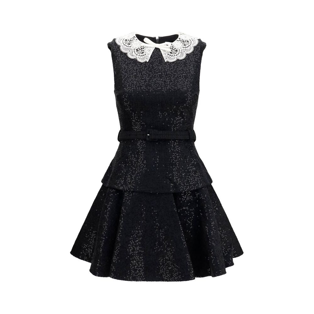 Self-Portrait Black Casual Dress