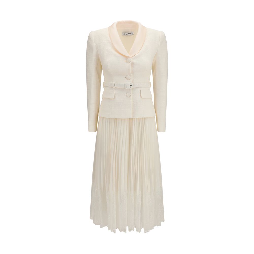 Self-Portrait Beige Cocktail Dress