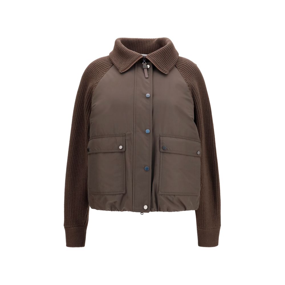 Brunello Cucinelli Brown Full-Length Jacket