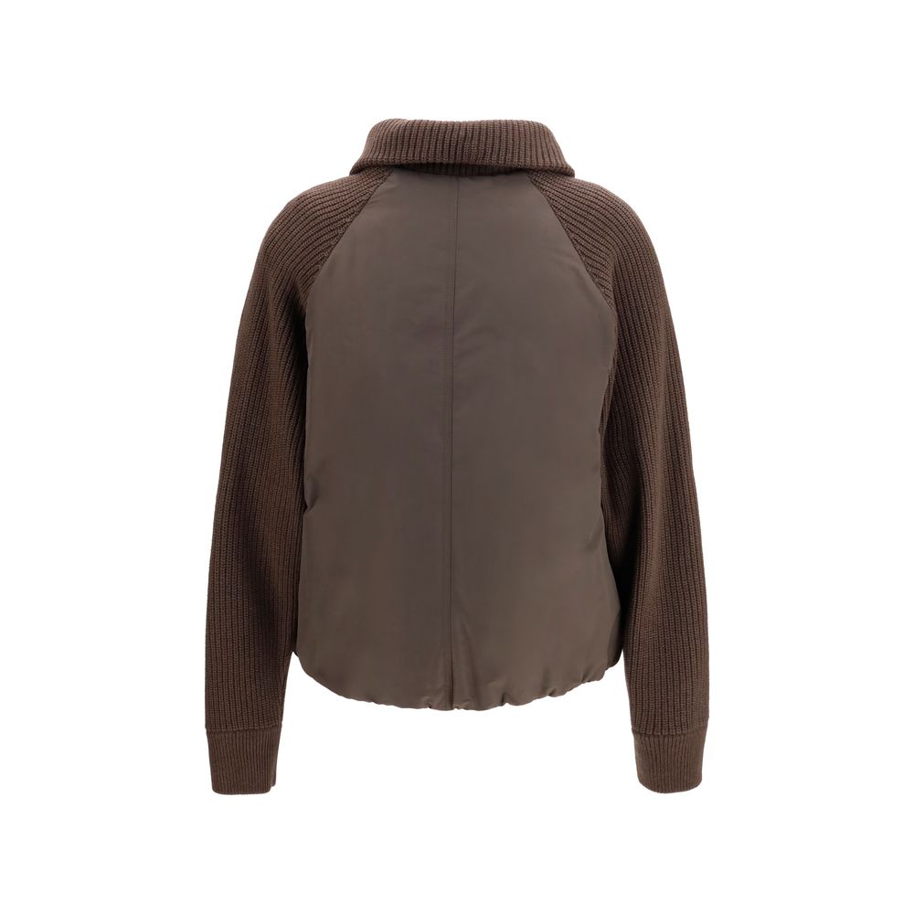 Brunello Cucinelli Brown Full-Length Jacket