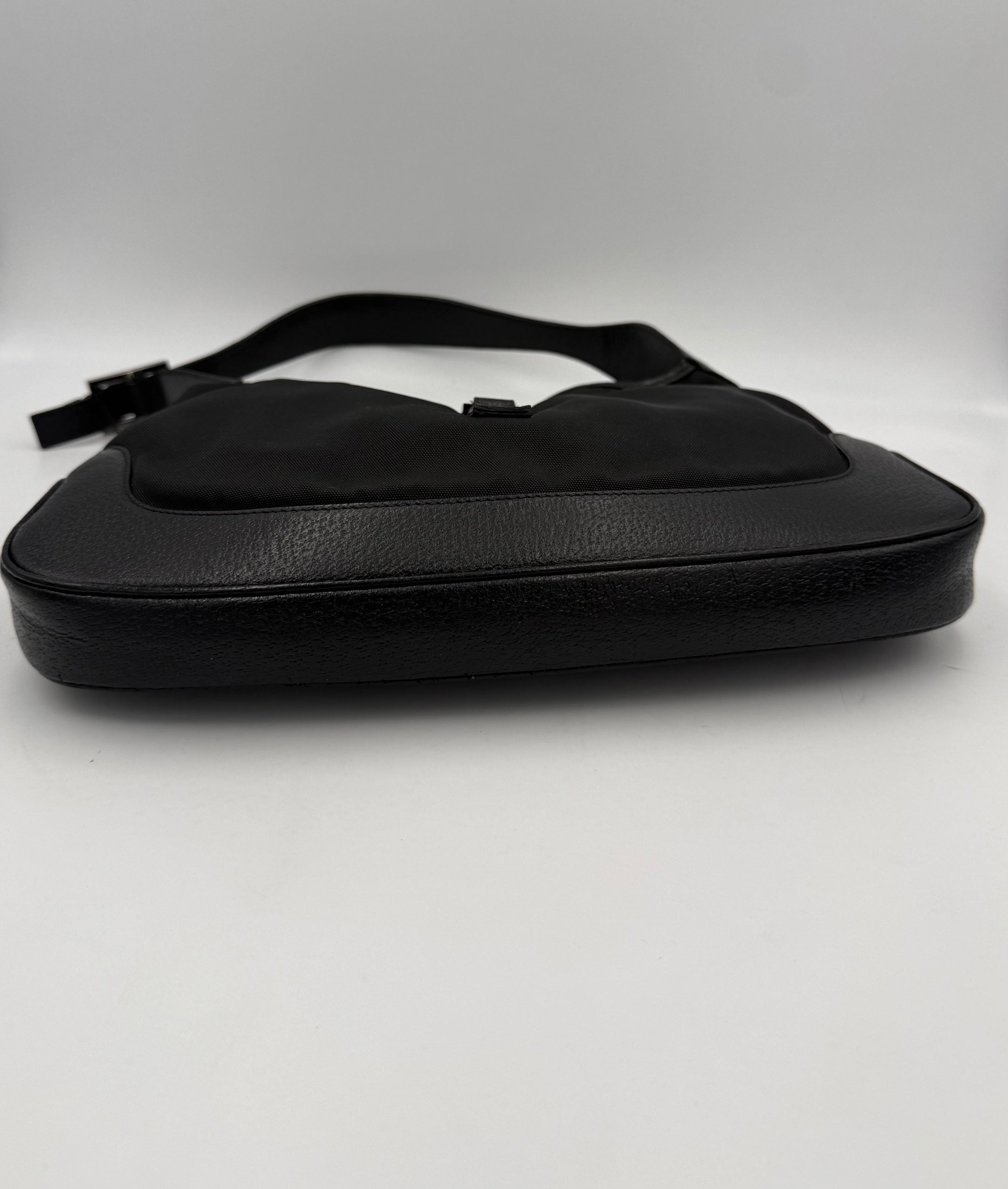 Gucci GUCCI JACKIE Leather and Canvas Handbag