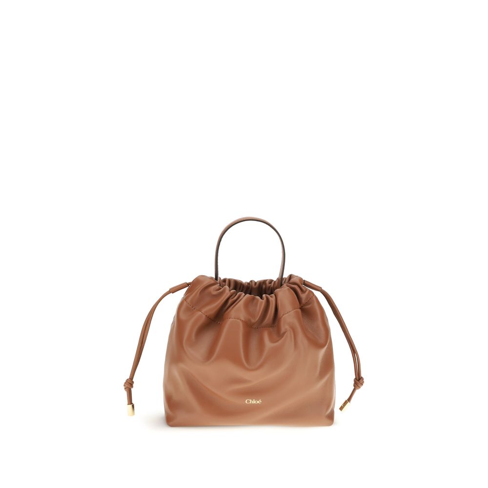 Chloé Brown Aries Aries Shoulder Bag