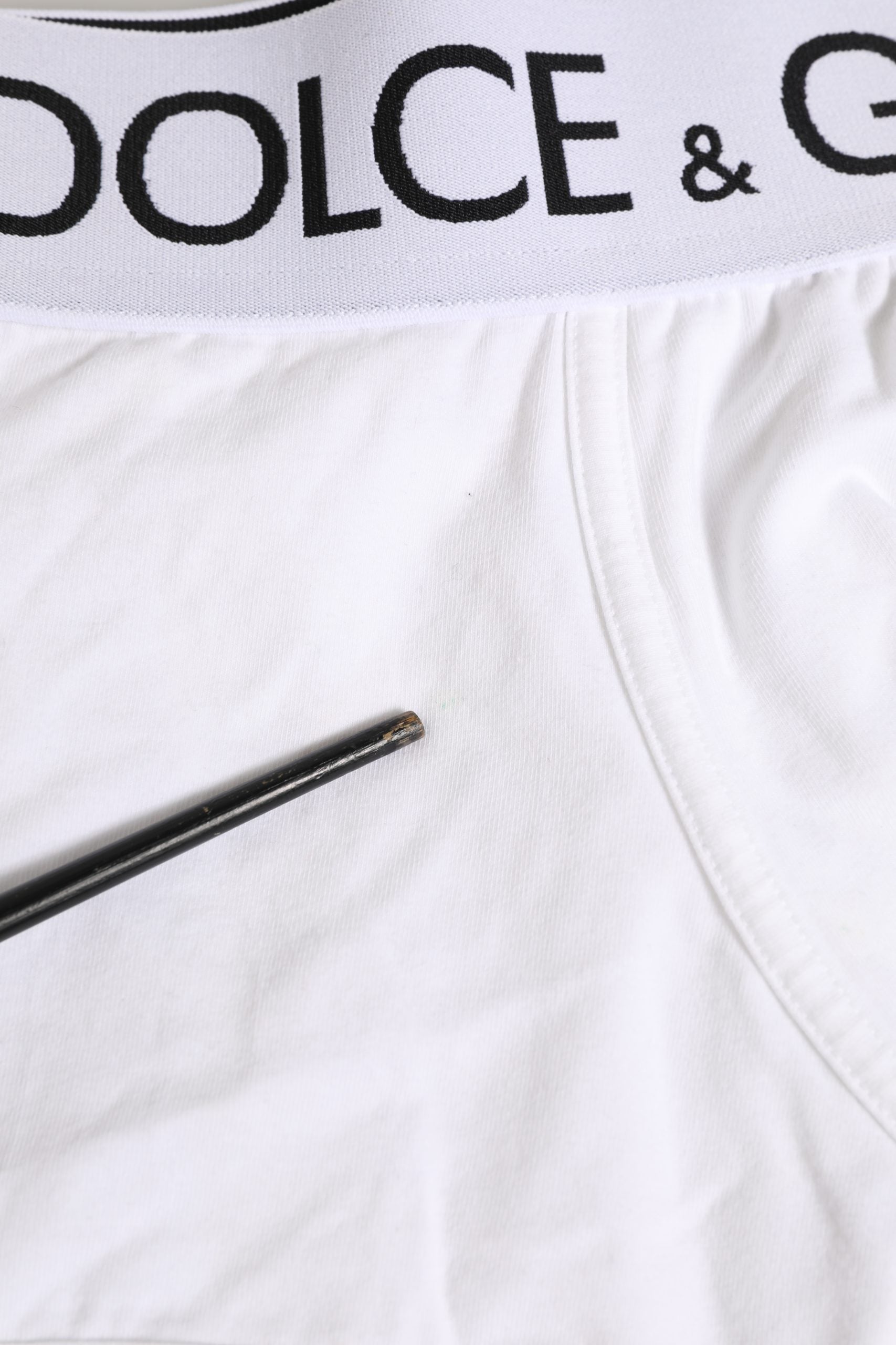 Dolce & Gabbana White Cotton Stretch Regular Boxer Underwear