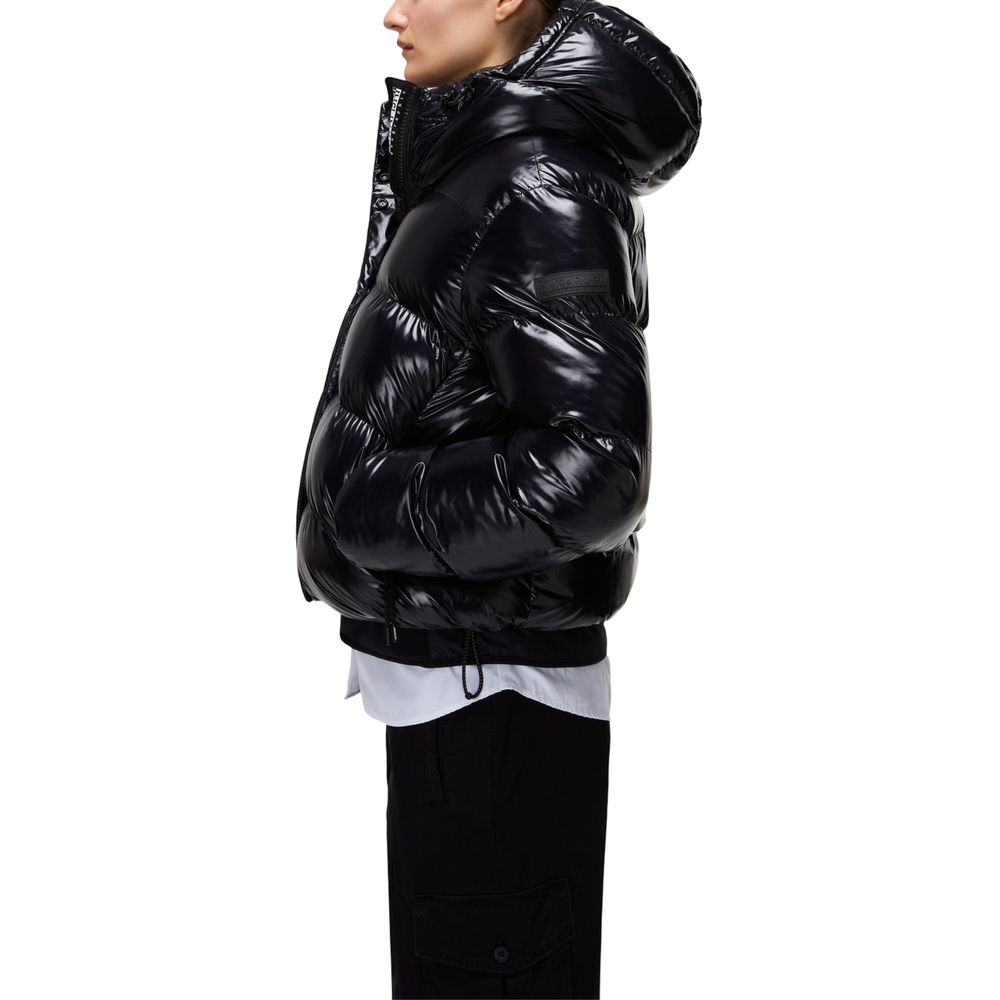Napapijri Black Recycled Full-Length Jacket