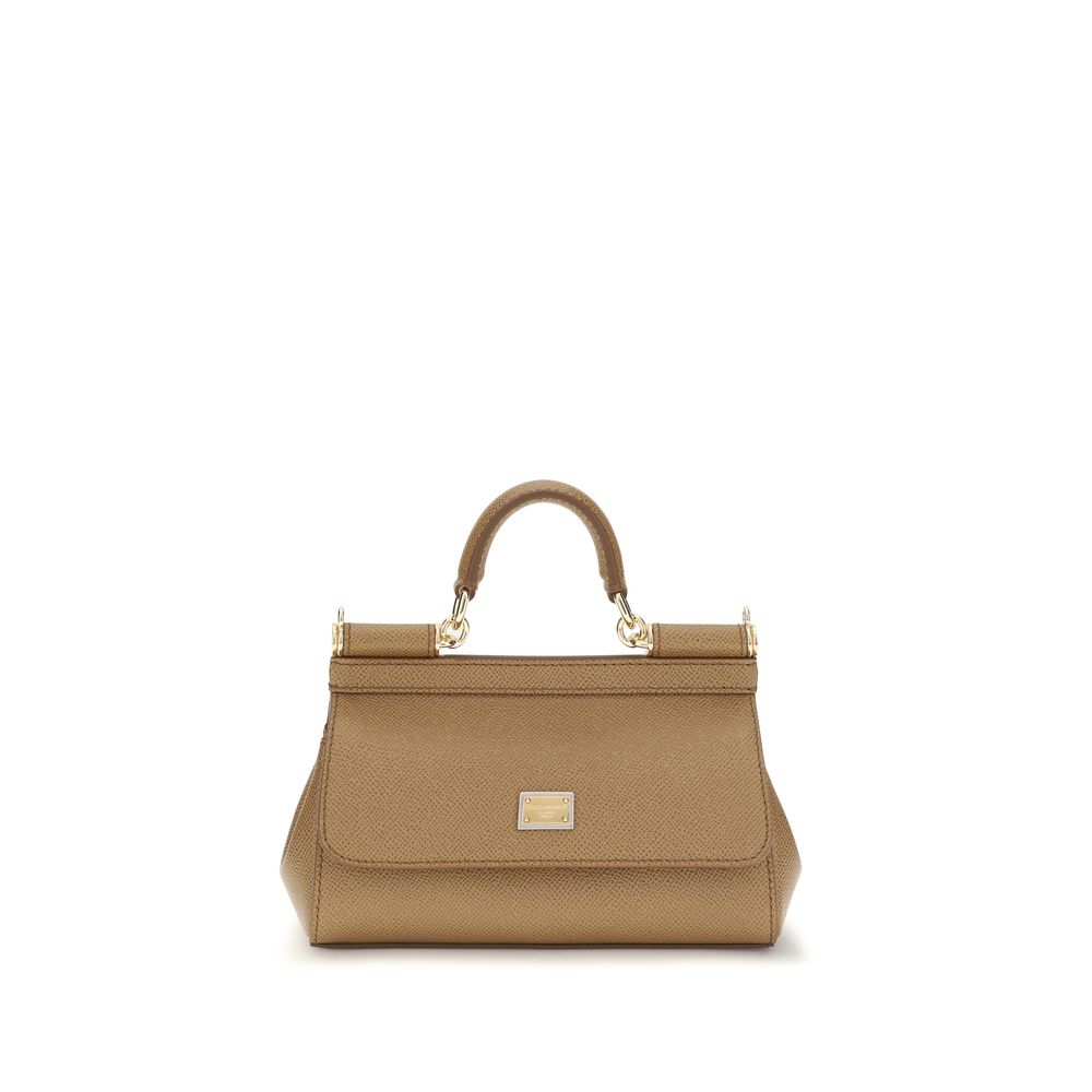 Dolce & Gabbana Beige Leather Handbag