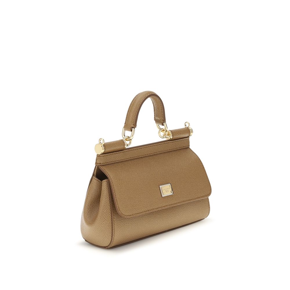 Dolce & Gabbana Beige Leather Handbag