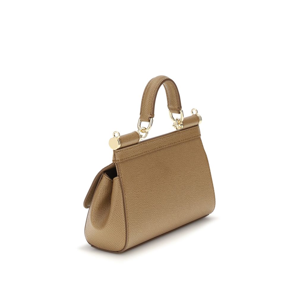 Dolce & Gabbana Beige Leather Handbag