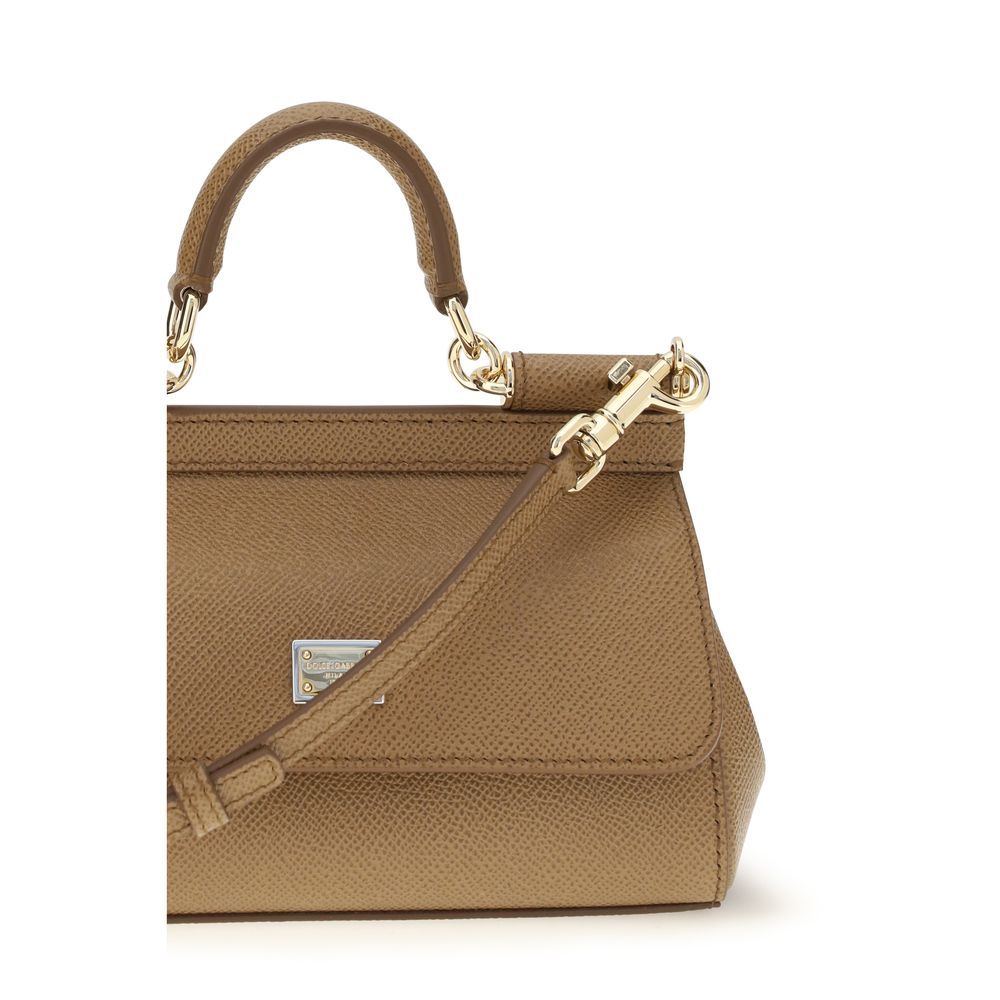 Dolce & Gabbana Beige Leather Handbag