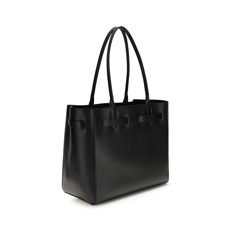 Tom Ford Black Leather Shoulder Bag