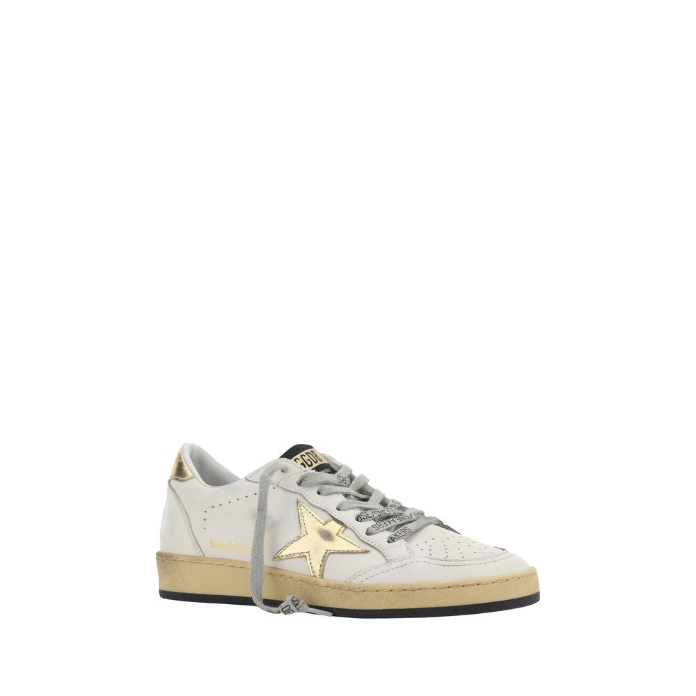 Golden Goose White Leather Sneakers