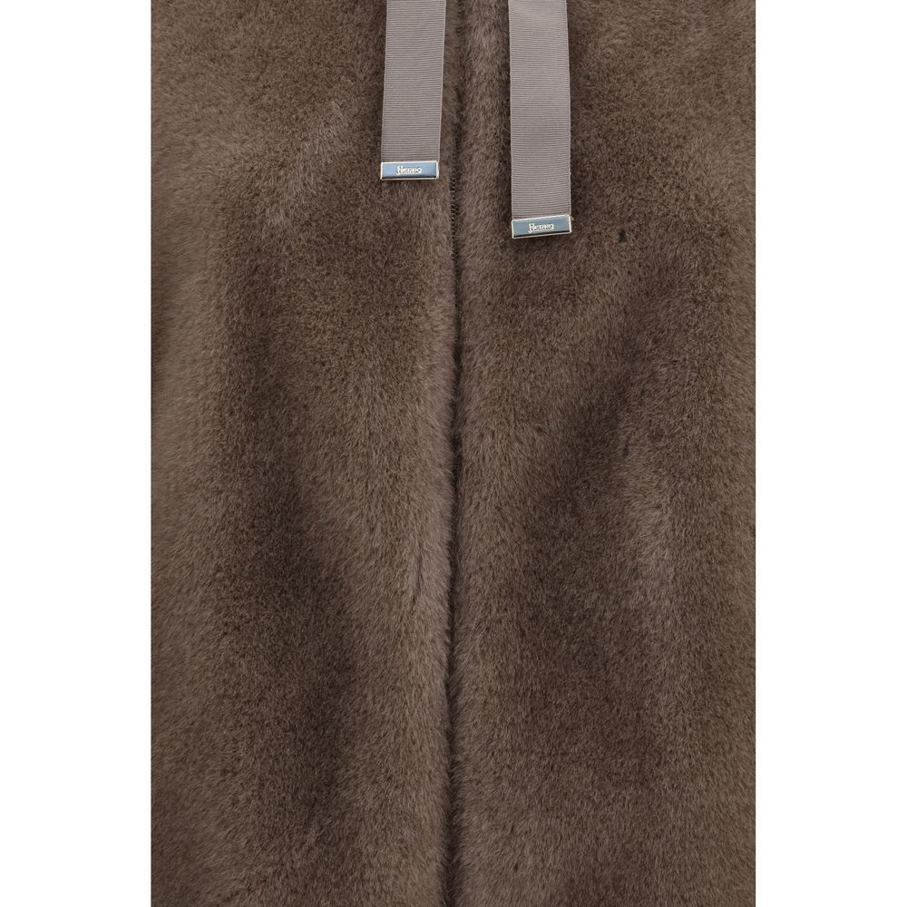 Herno Brown Full-Length Jacket