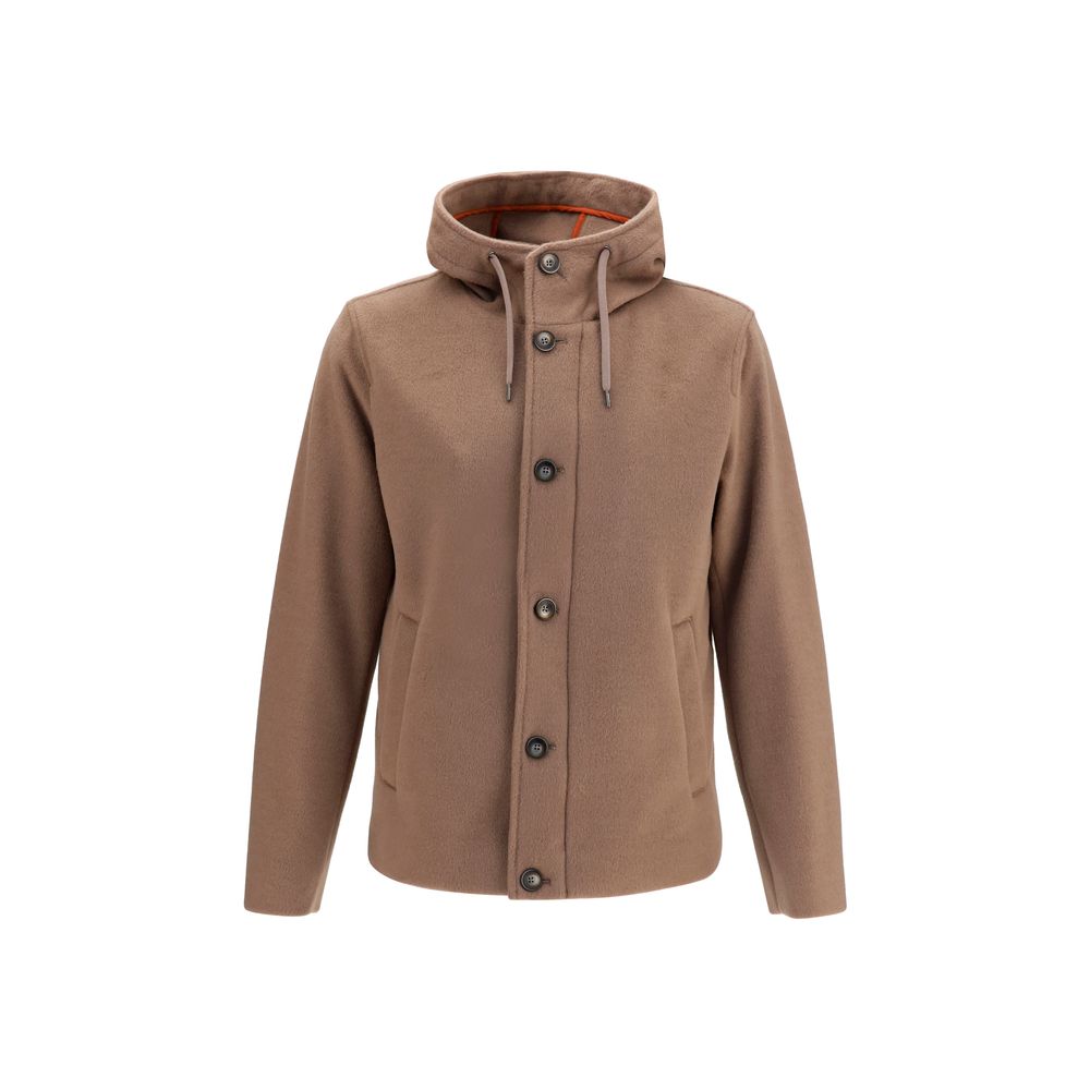 Herno Brown Full-Length Jacket