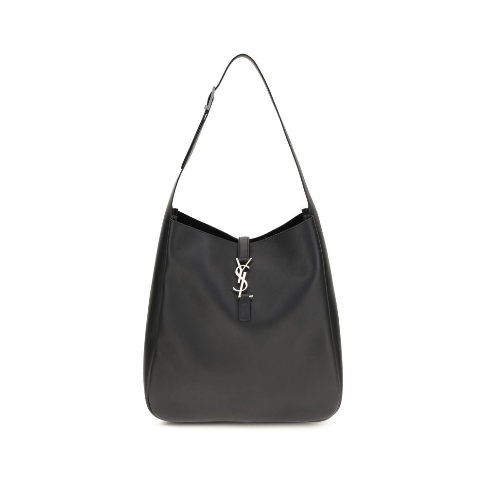 Saint Laurent Black Leather Shoulder Bag