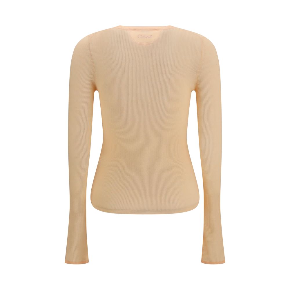 Chloé Orange Wool Sweatshirt