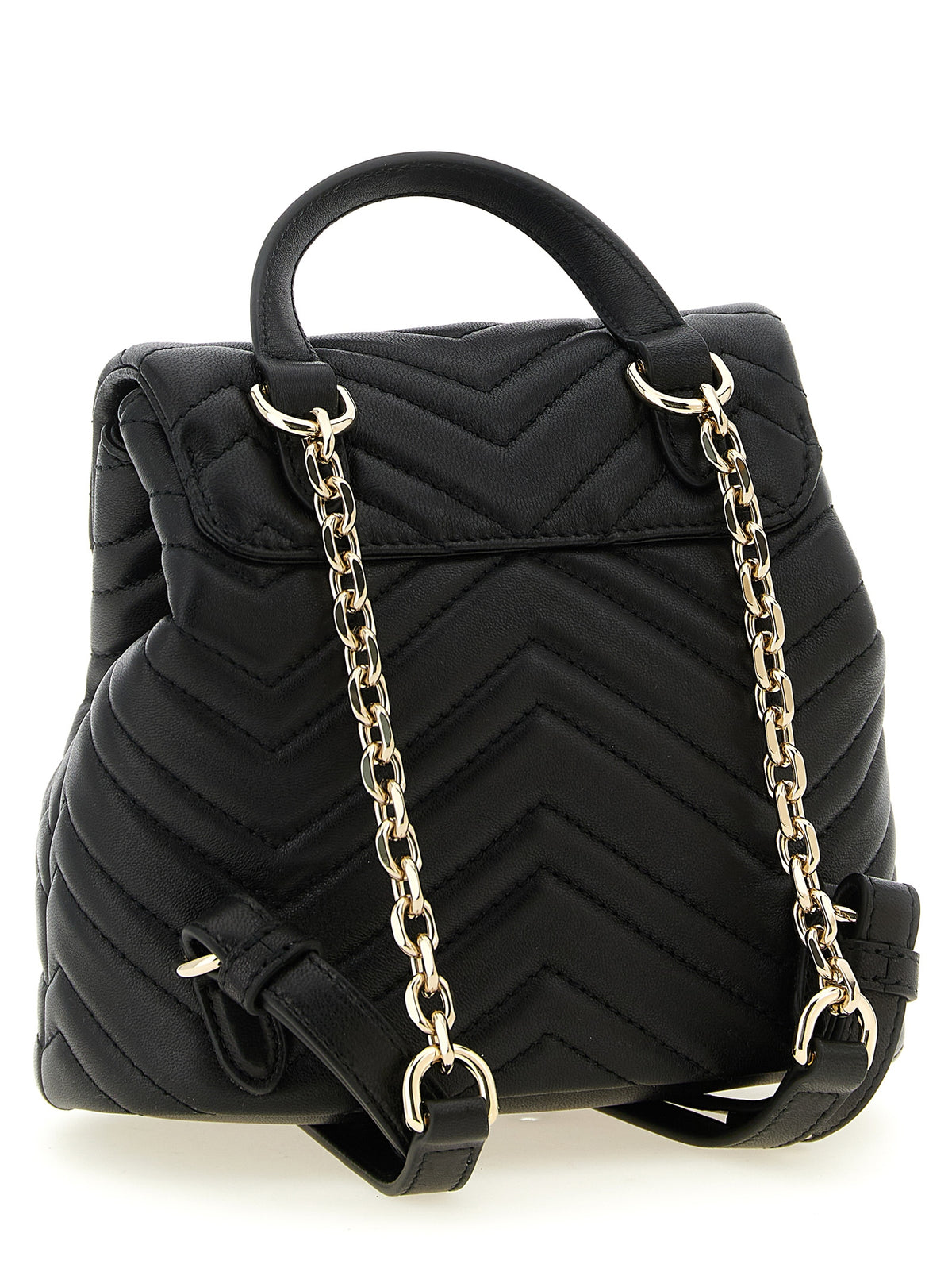 Gucci Black Leather Backpack