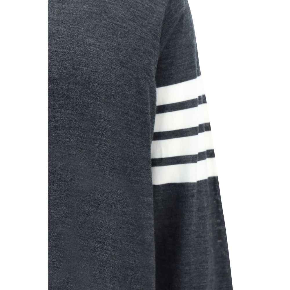 Thom Browne Gray Wool Sweatshirt