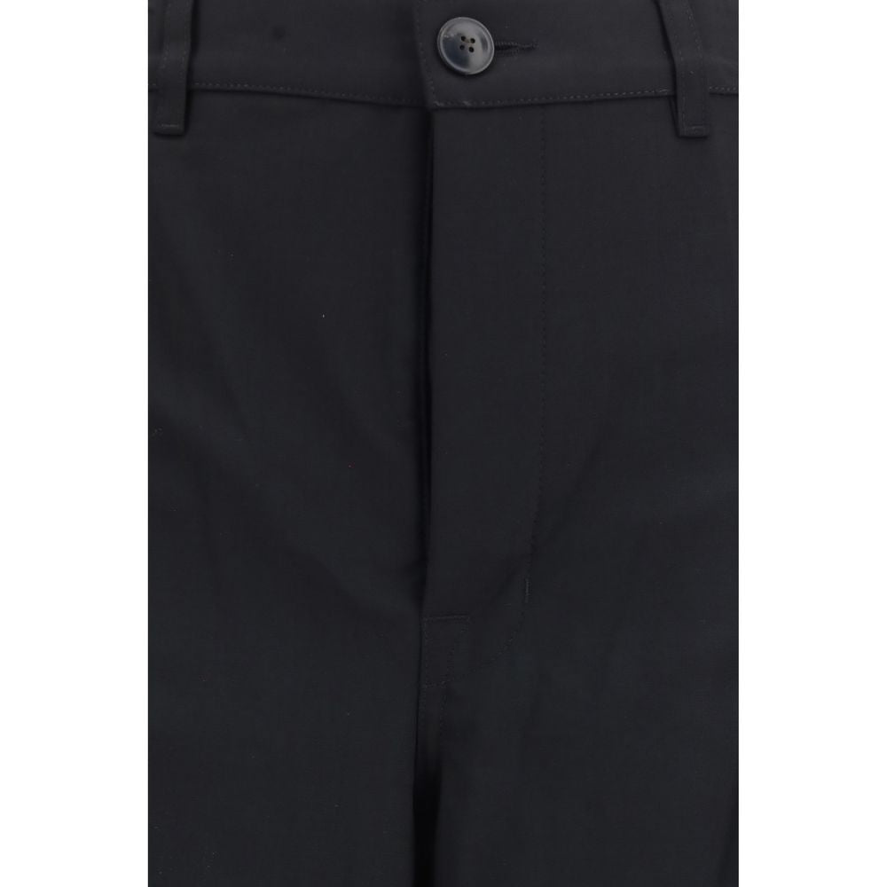 Rick Owens Black Wool Dress Pants