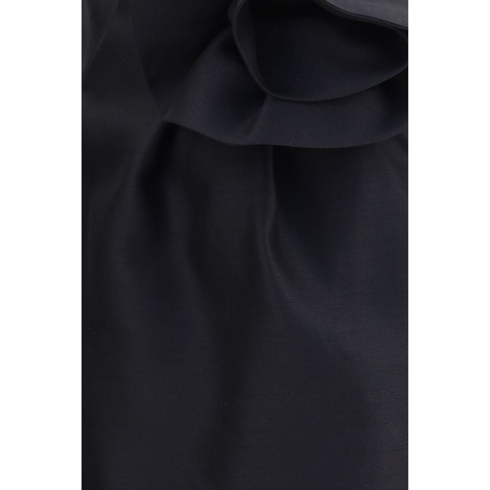Magda Butrym Black Wool Mini Skirt