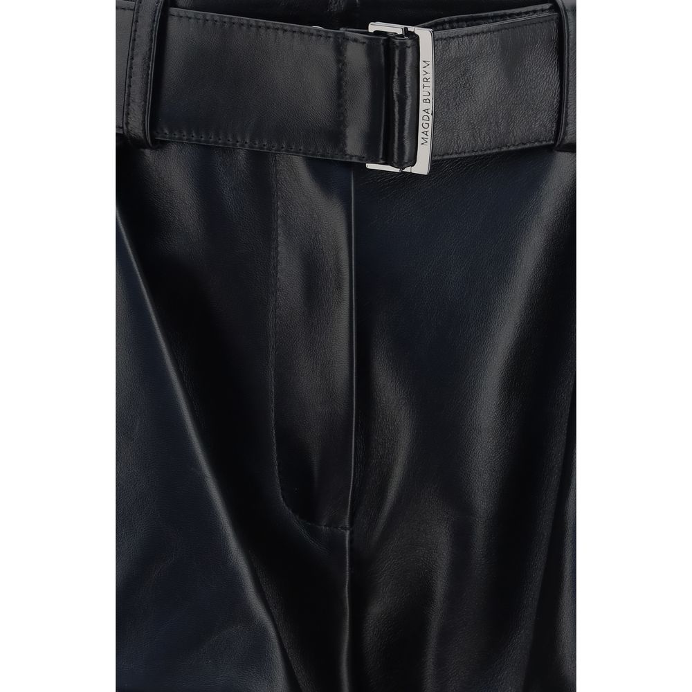 Magda Butrym Black skin Bermuda Shorts