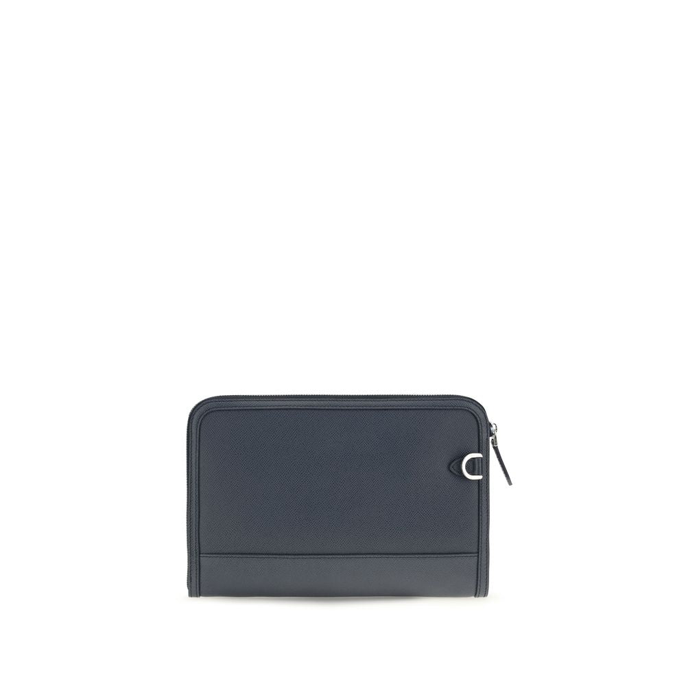 Dolce & Gabbana Blue Leather Wallet