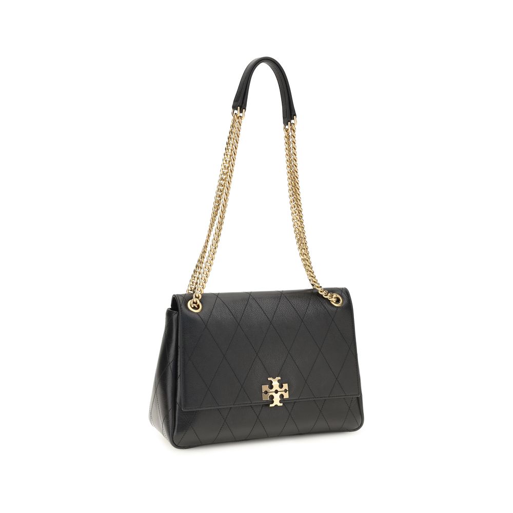 Tory Burch Black Leather Shoulder Bag
