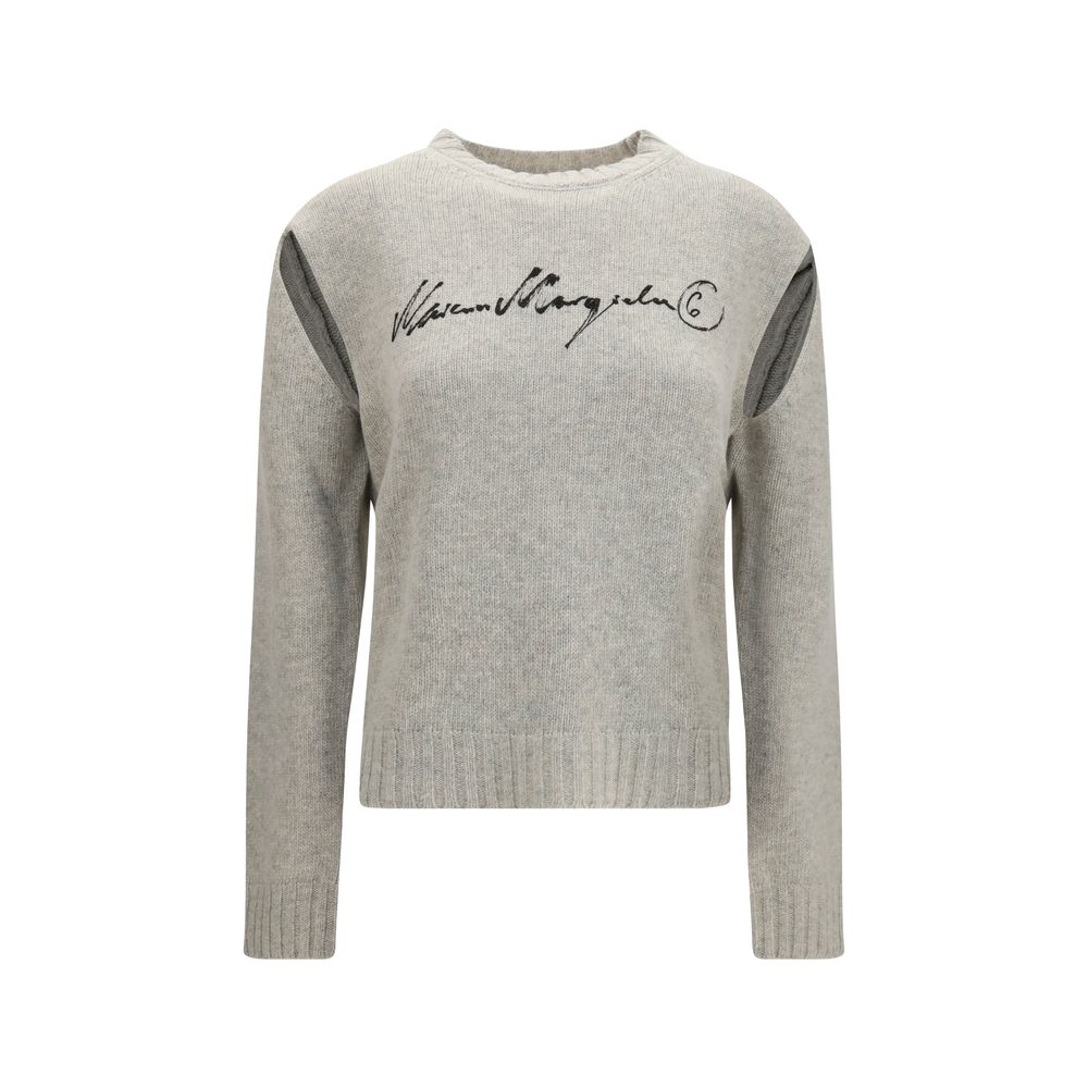 MM6 Gray Wool Sweatshirt