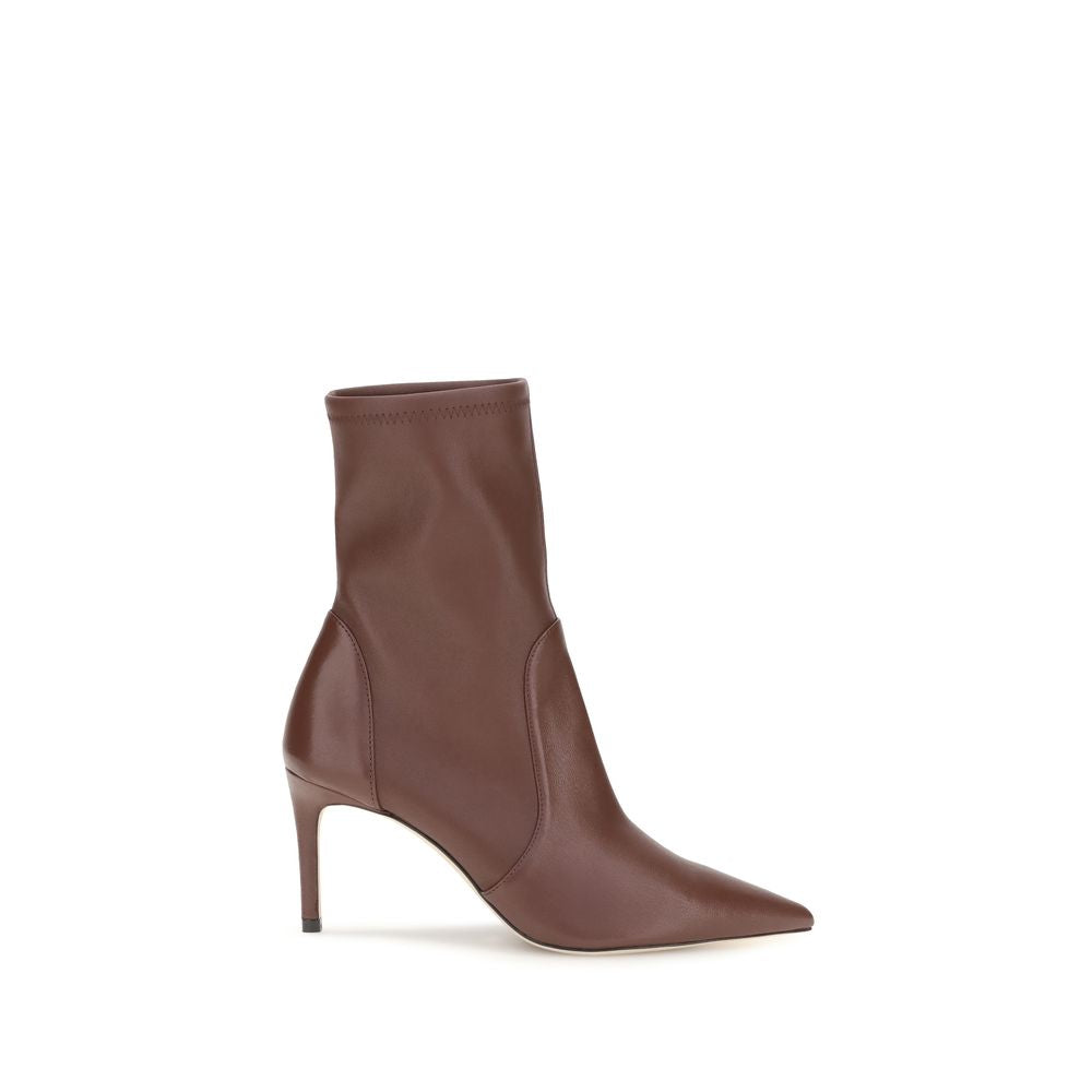 Stuart Weitzman Brown Leather Ankle Boots