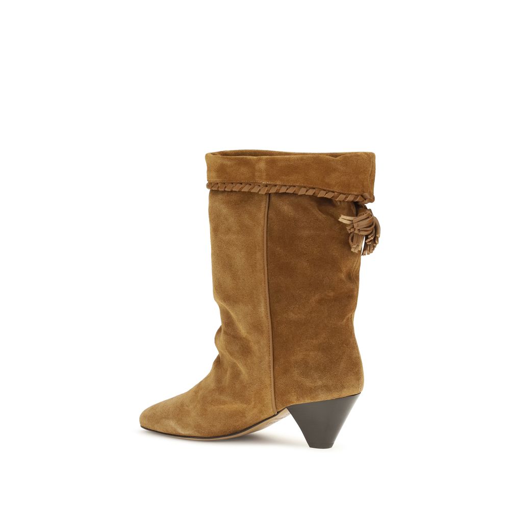 Isabel Marant Brown  Leather  Flat Boots
