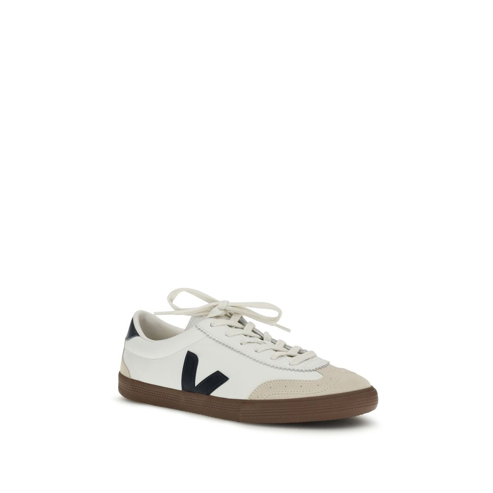 Veja White Leather Athletic Sneakers