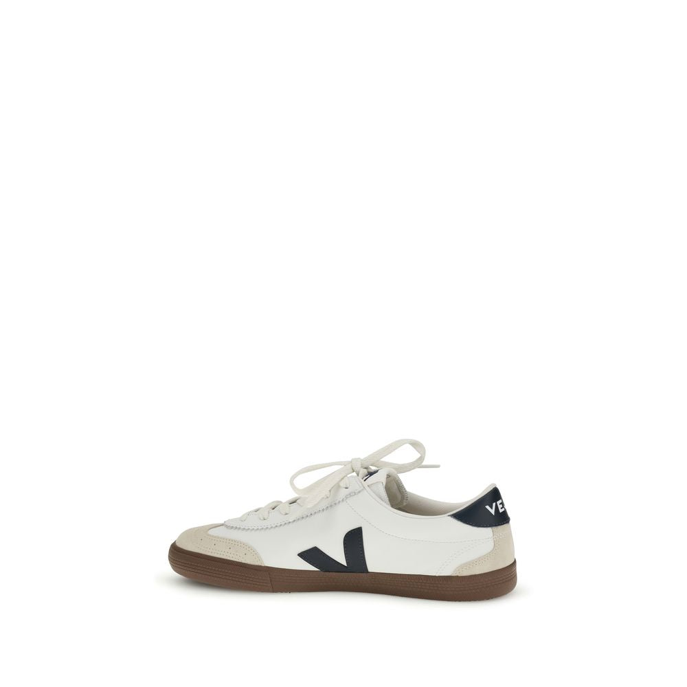 Veja White Leather Athletic Sneakers