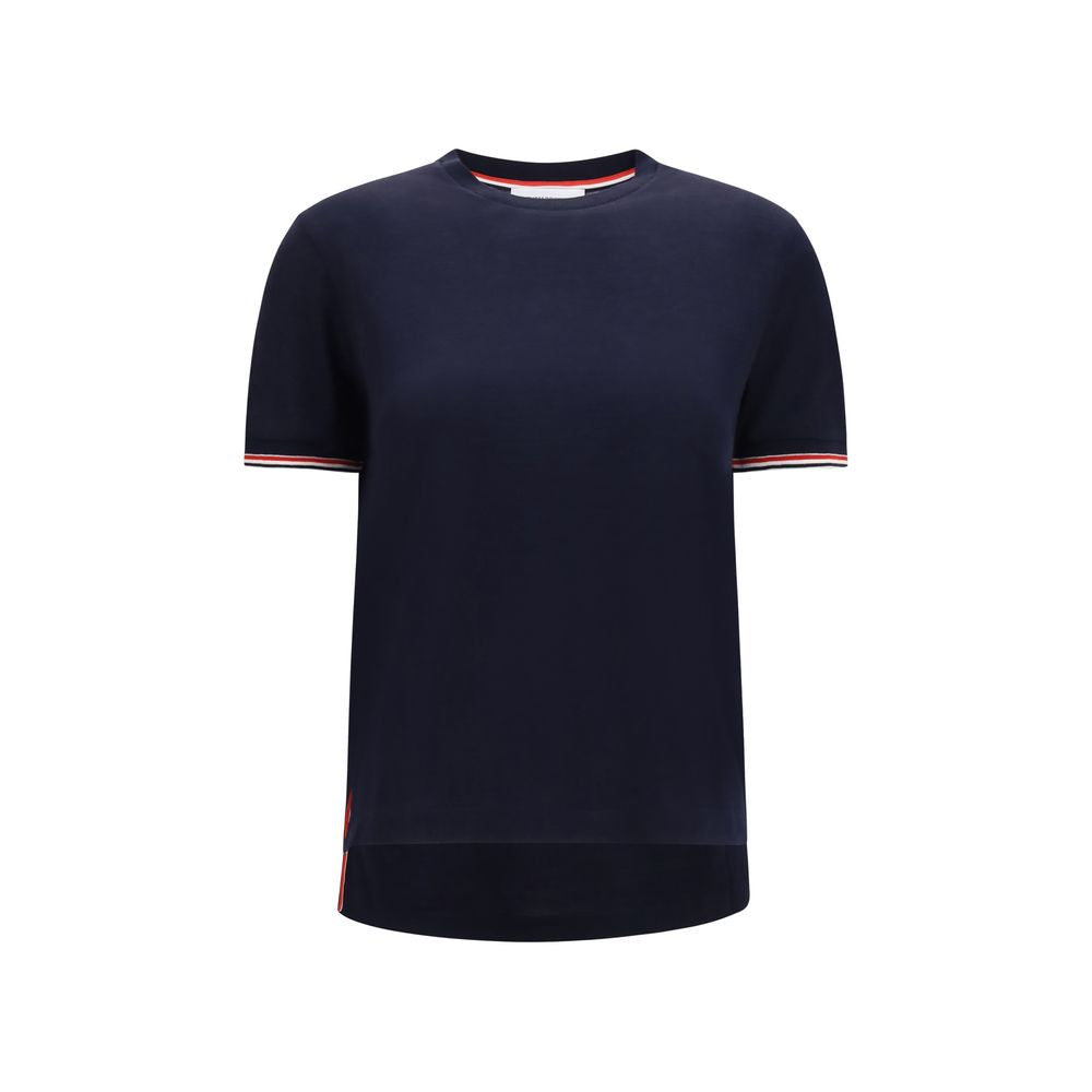 Thom Browne Blue Wool T-Shirt