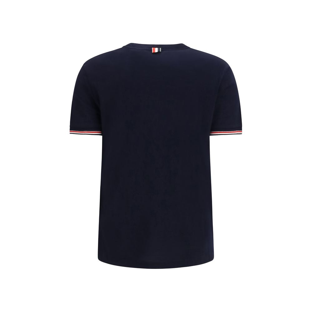 Thom Browne Blue Wool T-Shirt
