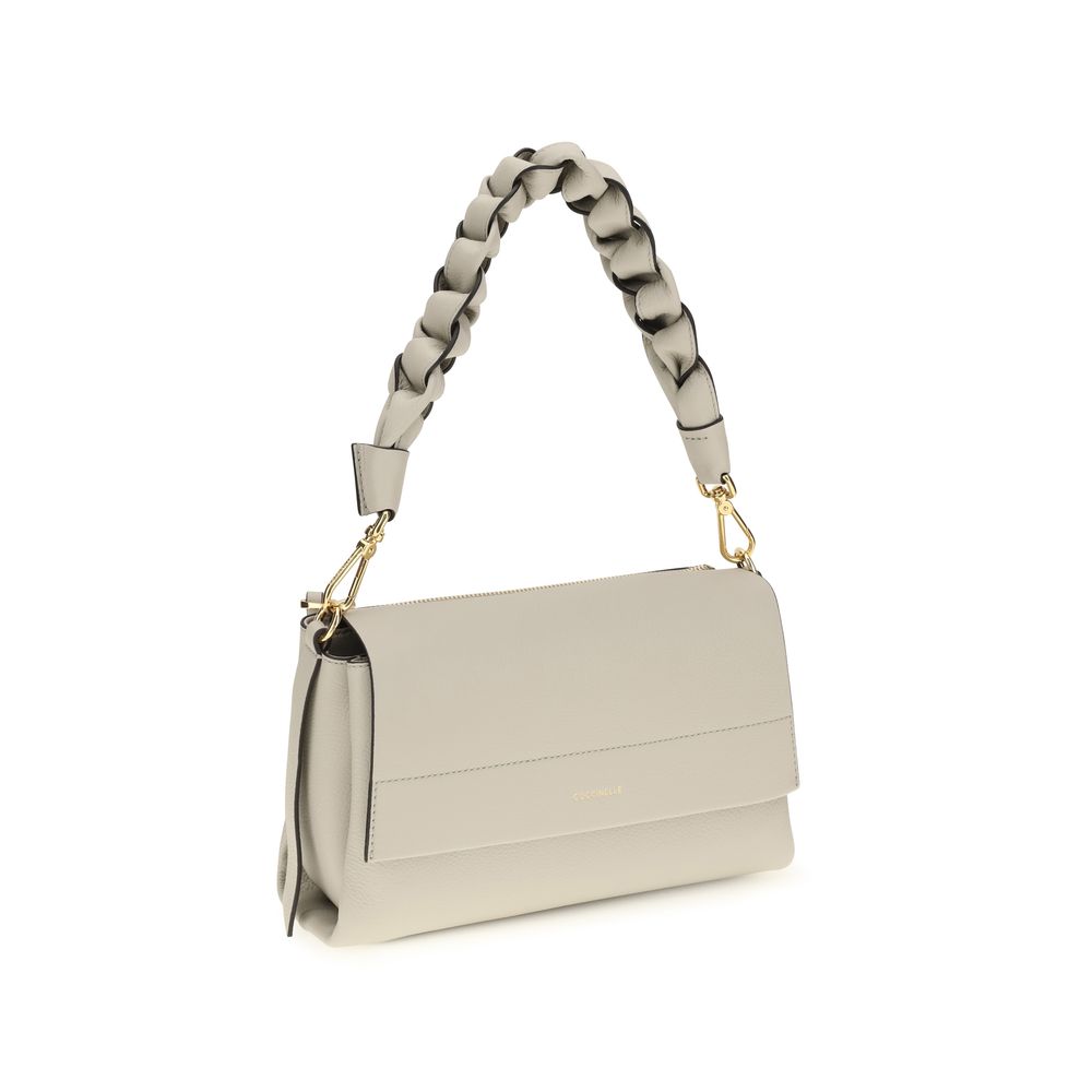 Coccinelle Beige Leather Shoulder Bag