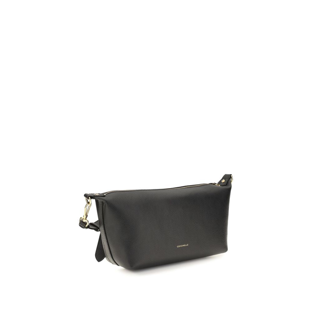 Coccinelle Black Leather Shoulder Bag