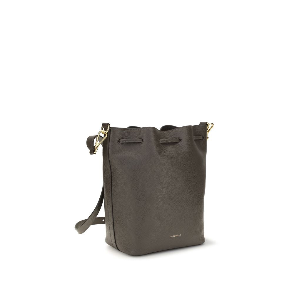 Coccinelle Brown Leather Backet Bag