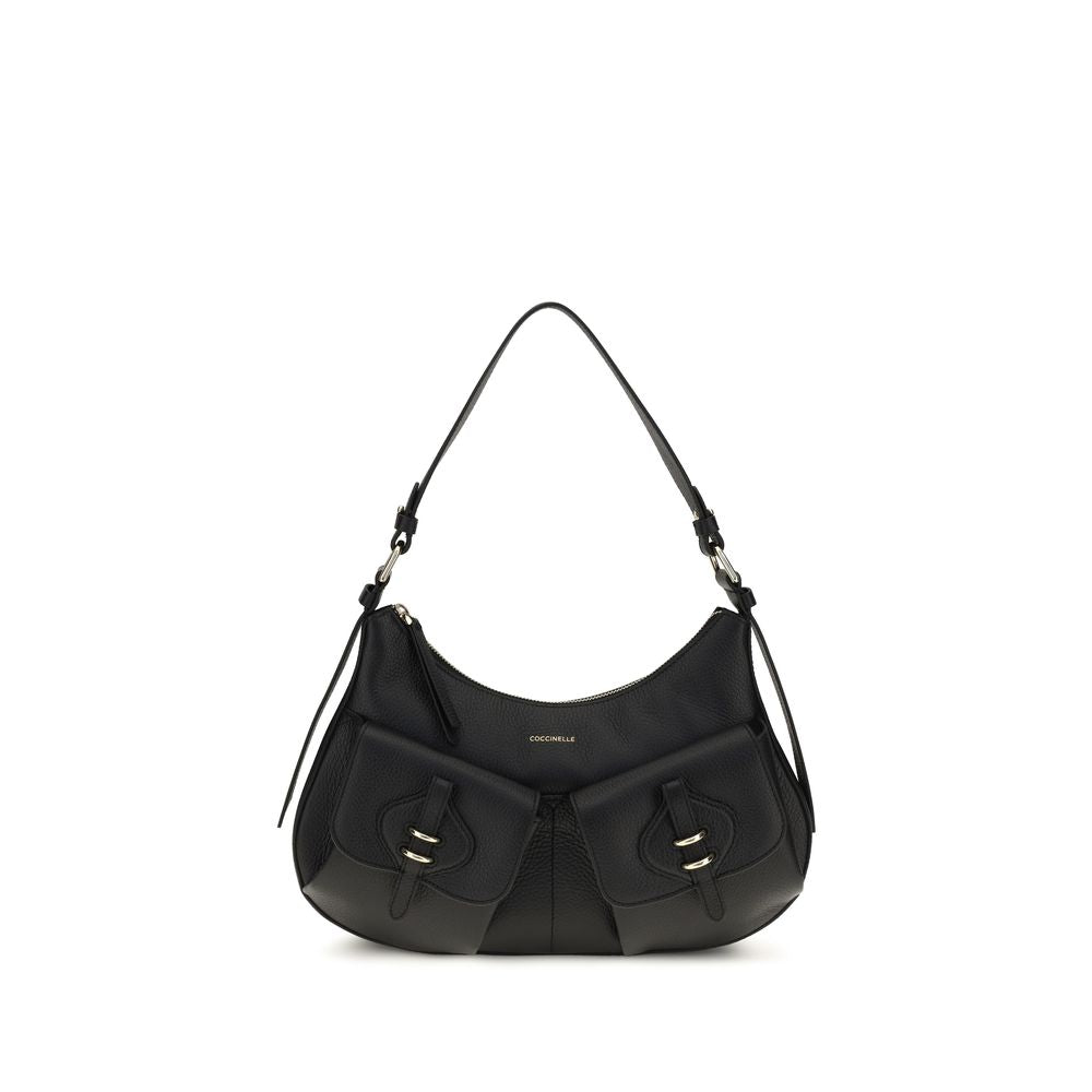 Coccinelle Black Leather Shoulder Bag