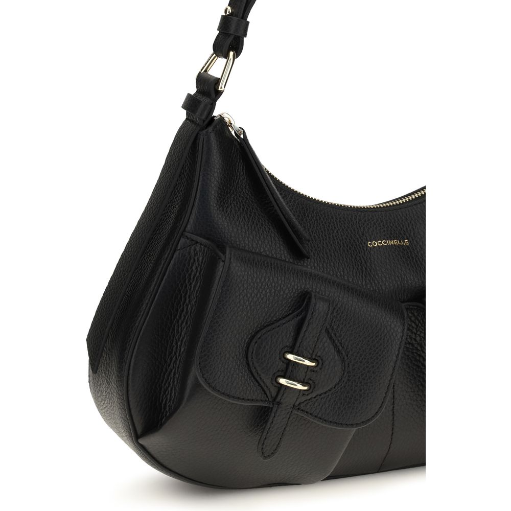 Coccinelle Black Leather Shoulder Bag