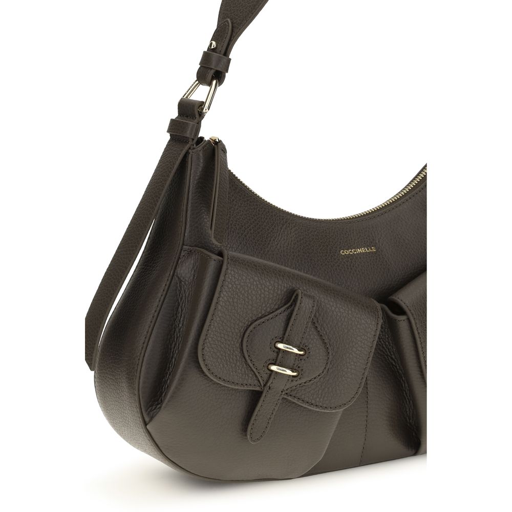 Coccinelle Brown Leather Shoulder Bag