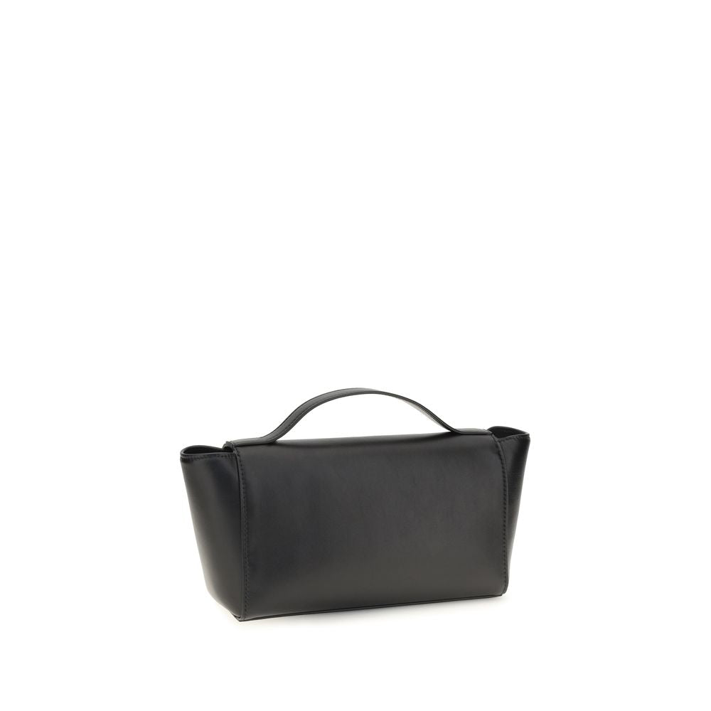 Savette Black Leather Shoulder Bag