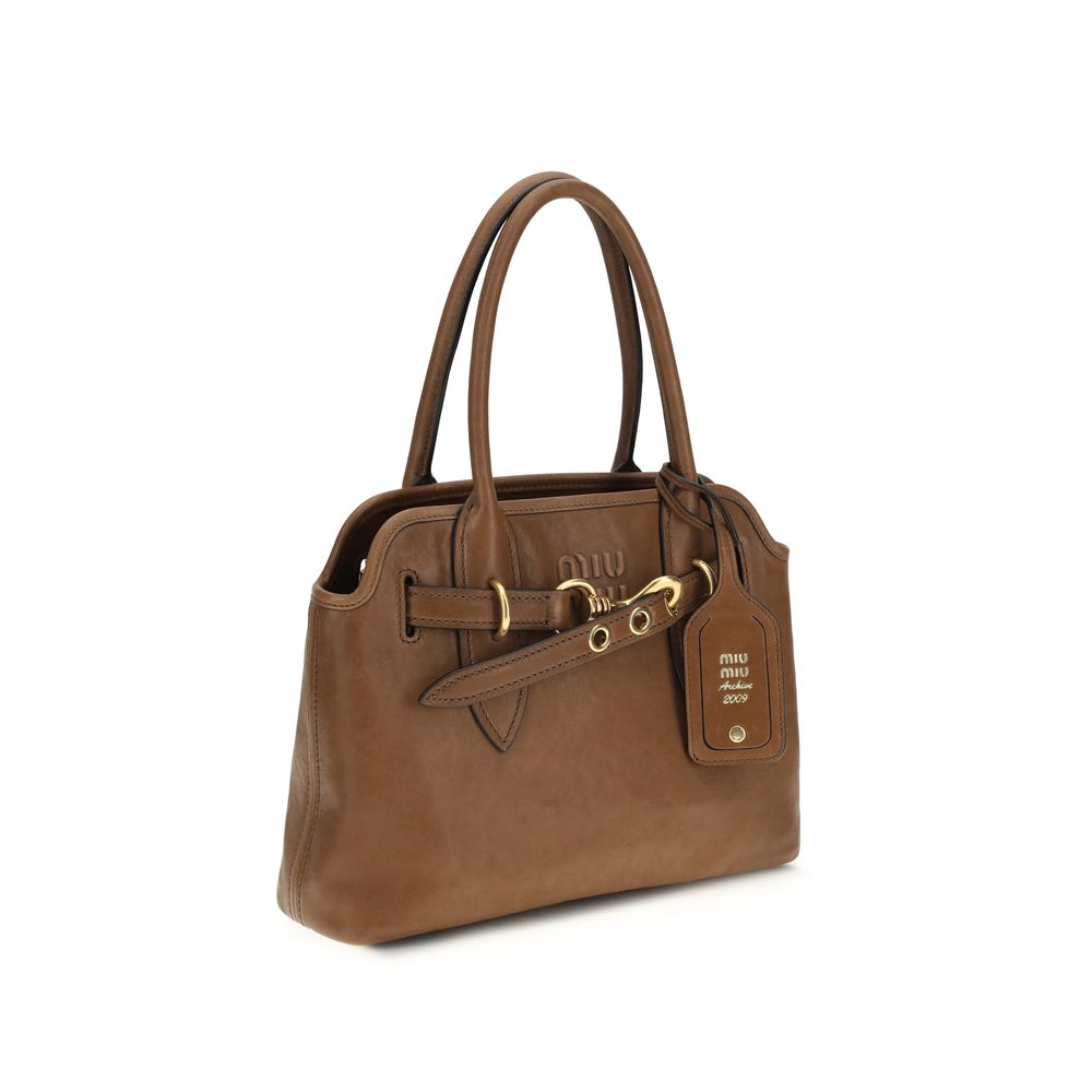 Miu Miu Brown Aries Aries Handbag