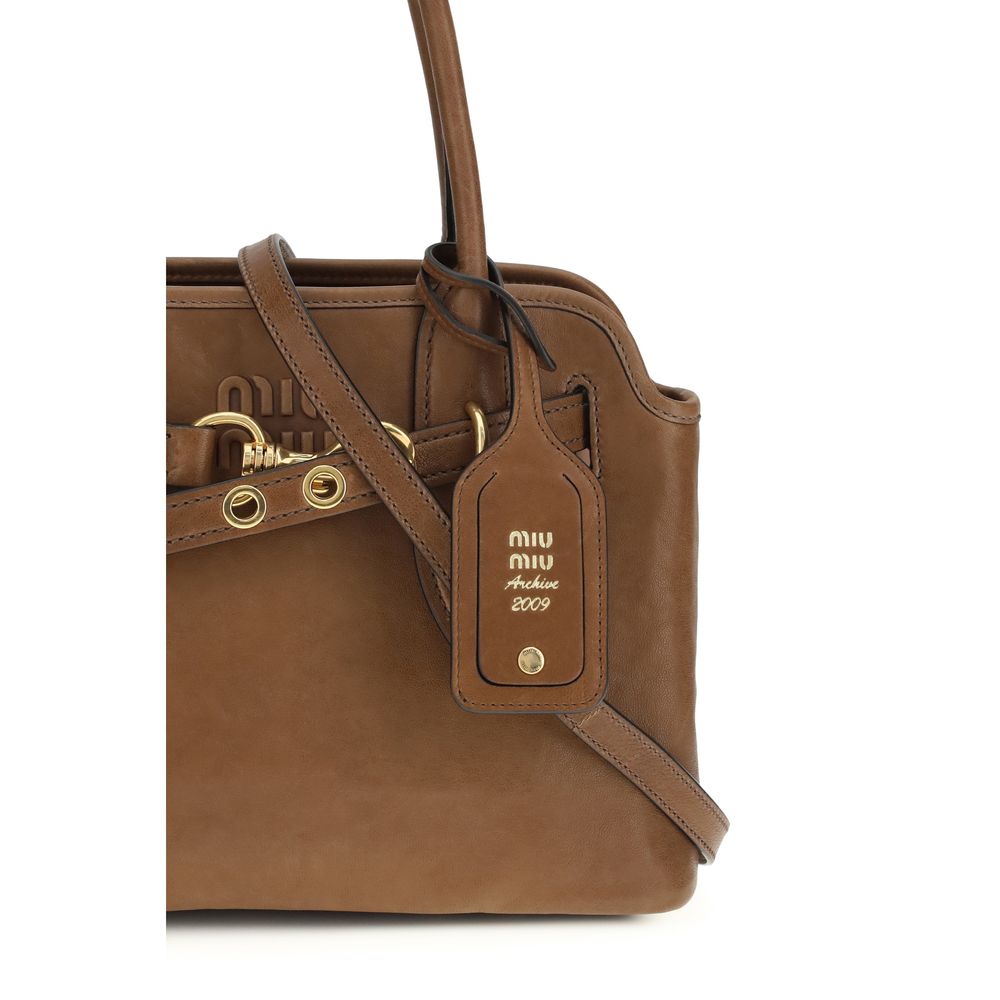 Miu Miu Brown Aries Aries Handbag