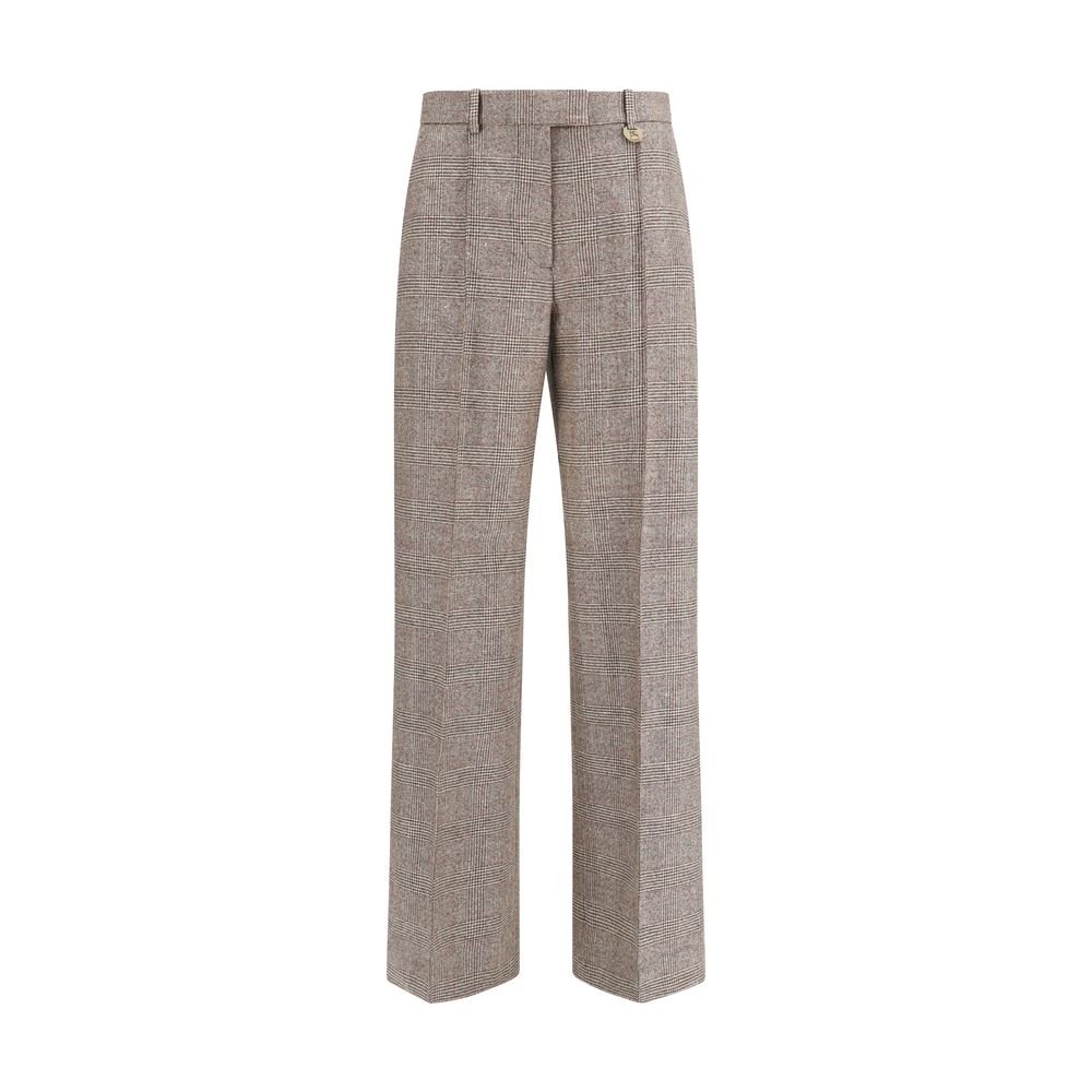 Burberry Beige Wool Dress Pants