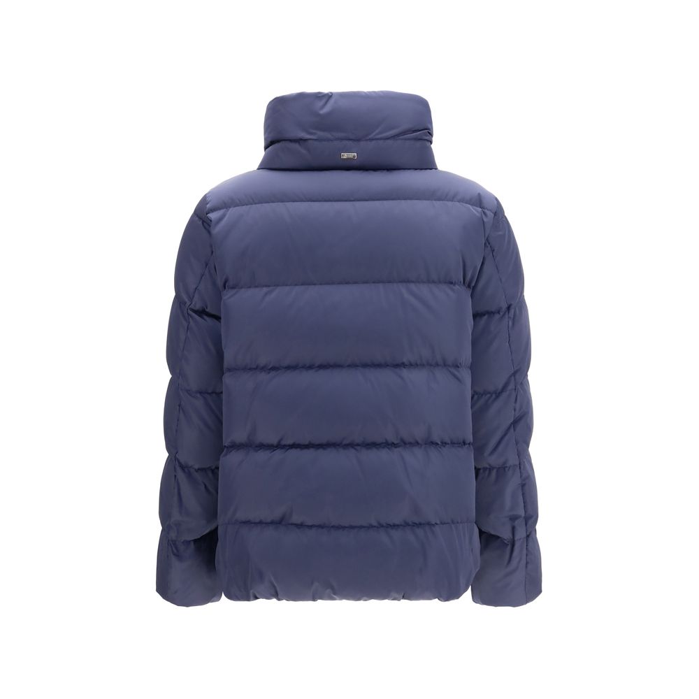 Herno Blue Full-Length Jacket