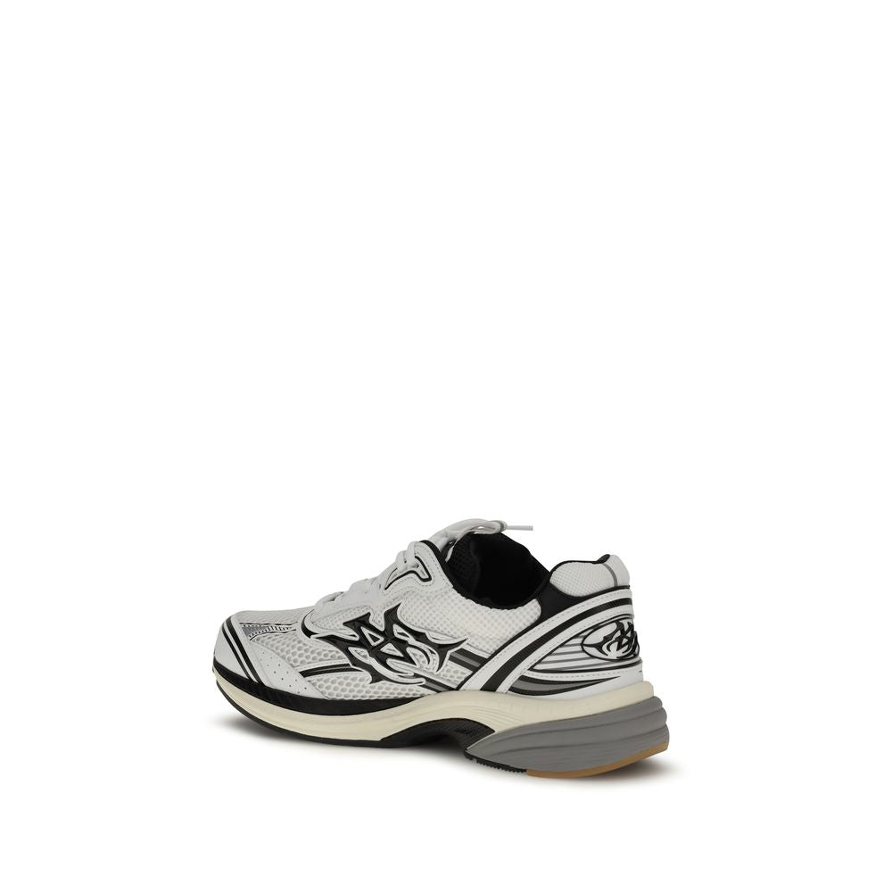Amiri White Leather Athletic Sneakers